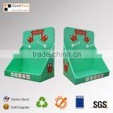 Custom CMYK Printed Cardboard Hanging Counter Merchandise Display