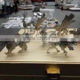 Stainless Steel Eiffel Tower Made via Laser Cutting thumbnail-6