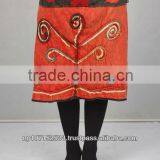 Code SHSK05 cotton jersey washed skirt with katau work price 415 rs $4.88