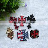 Mixed Cross 3D PVC Patch Military Armband Velcro Backside PVC/Rubber Velcro Patch Tactical Gear