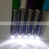 3 in 1 Promotional Pen Body Type Led Light Ball flashlight Stylus Pen thumbnail-5