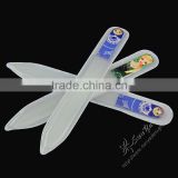 Tempered glass file, clear etched glass nail file
