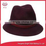 Unisex 100% Woolen Felt Fedora Hat thumbnail-3