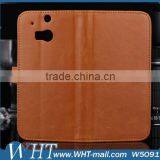 China Wholesale Mobile Accessory for Smartphone Leather Case for HTC One 2 M8 thumbnail-1