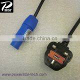 UK Standard Power Cord With Powercon thumbnail-1