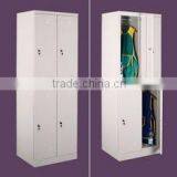 School Dormitory Use 4 Door Metal Wardrobe