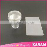 Hot Nail Art Stamper XL 4cm Clear Jelly Stamper With Cap Factory Sell thumbnail-1