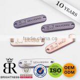 Designer Metal Clothing Label Labels for Purses Metal Label for Clothing thumbnail-1