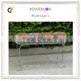 2 Pots Garden Decorative Metal Flower Pot thumbnail-5