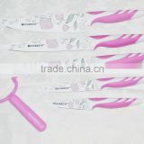 2014 hot selling product 6pcs Kitchen knife set with PP &TPR handle Factory audit