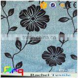 280gsm Polyester Cotton Fabric Leave Pattern Linen Cotton Fabric Various Color thumbnail-3