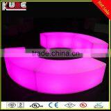 Popular Stylish LED Plastic Snake Bench Chair & Garden Furniture