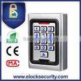 Metal Access control panel with keypad and card reader
