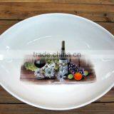 Kitchenware Type Oval Ceramic Dinner Serving Plate thumbnail-1