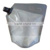 high quality standing liquid clear spout pouch for juice packing