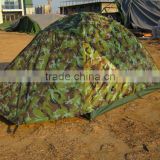double layer polyester camping family tent with fiberglass pole