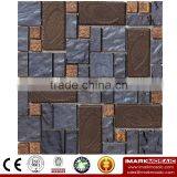 IXGC8-029 Electroplated Color Glass Mix Ceramic Mosaic Tiles for wall mosaic art decoration From Imark