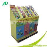 China Factory Production Display Custom Corrugated Book Cardboard Pallet Floor