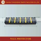 Yellow Reflective Rubber Csr Parking Bumpers With Different Sizes