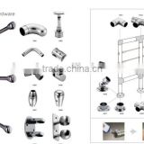 excellent glass, railing and railing fittings