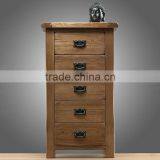 Wooden 5 Chest of Drawer Bedside Table thumbnail-2