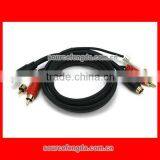 Hot Sale S-Video Cable Min 4pin to RCA Male thumbnail-3