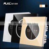 Doule Smart Touch Screen Wall Plate Light Switch 1000w