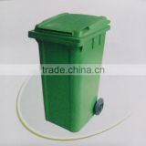240L plastic waste bin 240lt dustbin