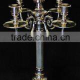 Promotional Fantastic Simple Metal Candle Holder Centerpiece Candelabra thumbnail-4