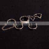 Hotsale New Design Ladies Gold Four Finger Ring thumbnail-2