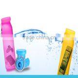 Light Portable Outdoor Silicone Foldable Water Bottle thumbnail-3