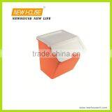 Multi-function Plastic Storage Bin With Lid thumbnail-1