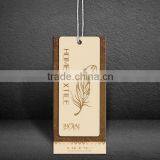 Black Card Clothing Paper Hang Tag With UV Swing Tag