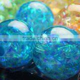 Funny Cool Children's Toys Lead Crystal Elastic Ball Flash Bouncing Ball With Cute Small Fish thumbnail-3