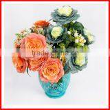 Decorative Artificial Table Flowers/newest Artificial Rose Flower