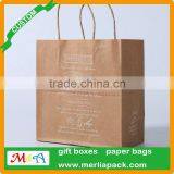 BROWN TWISTED HANDLE KRAFT PAPER CARRIER BAGS 120 GSM PREMIUM PULP BAGS thumbnail-2