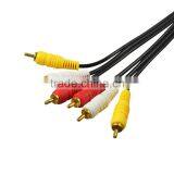 SIPU High Quality 1.5m Gold Connects av Rca Cable Best Price 3.5mm Audio Cable thumbnail-6
