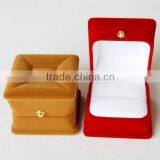 China Supplier Velvet Jewelry Box Custom Logo Luxury Ring Box Velvet thumbnail-4