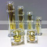2014 new type crystal cosmetic jar and bottle whole set acrylic cosmetic packaging