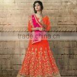 Obligingness Brown Raw Silk Lehenga Choli/indian Lehenga Online Shopping thumbnail-3