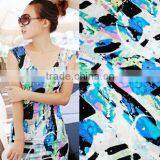 SPUN RAYON PRINT FABRIC FOR LADIES BLOUSES DRESS SHIRT thumbnail-2