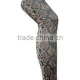 Ladies' Fashion Glossy Leopard Print Leggings thumbnail-1