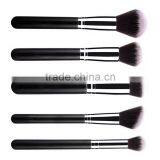 Wholesale Cosmetic Tool 15pcs Make up Brushes Black Wooden Natural Makeup Brush Set thumbnail-2