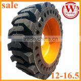 China Famous 12-16.5 Backhoe Tires Solid for Bob Cat 252b3 262c2