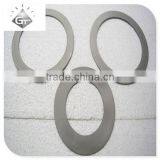 Black Tungsten Carbide Ring With Blue Carbon Fiber Inlay thumbnail-1