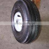 10 Inch 4.10/3.50-4 pu Foam Pneumatic Rubber Wheel Tire thumbnail-5
