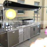 Stainless Steel Hotel Room or Kitchen Ice Cream Service Cart thumbnail-1