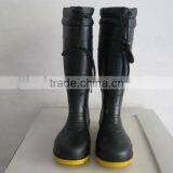 Black Warm Winter PVC Rain Boots With Steel Toe for Farming and Industry thumbnail-2