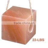 Himalayan Salt Block Animal Licking Pink Salt Lick for Horse Cattles 22 LBS thumbnail-1