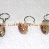 TOP PAKISTANI NATURAL STONE ONYX KEY CHAINS HANDICRAFTS thumbnail-5